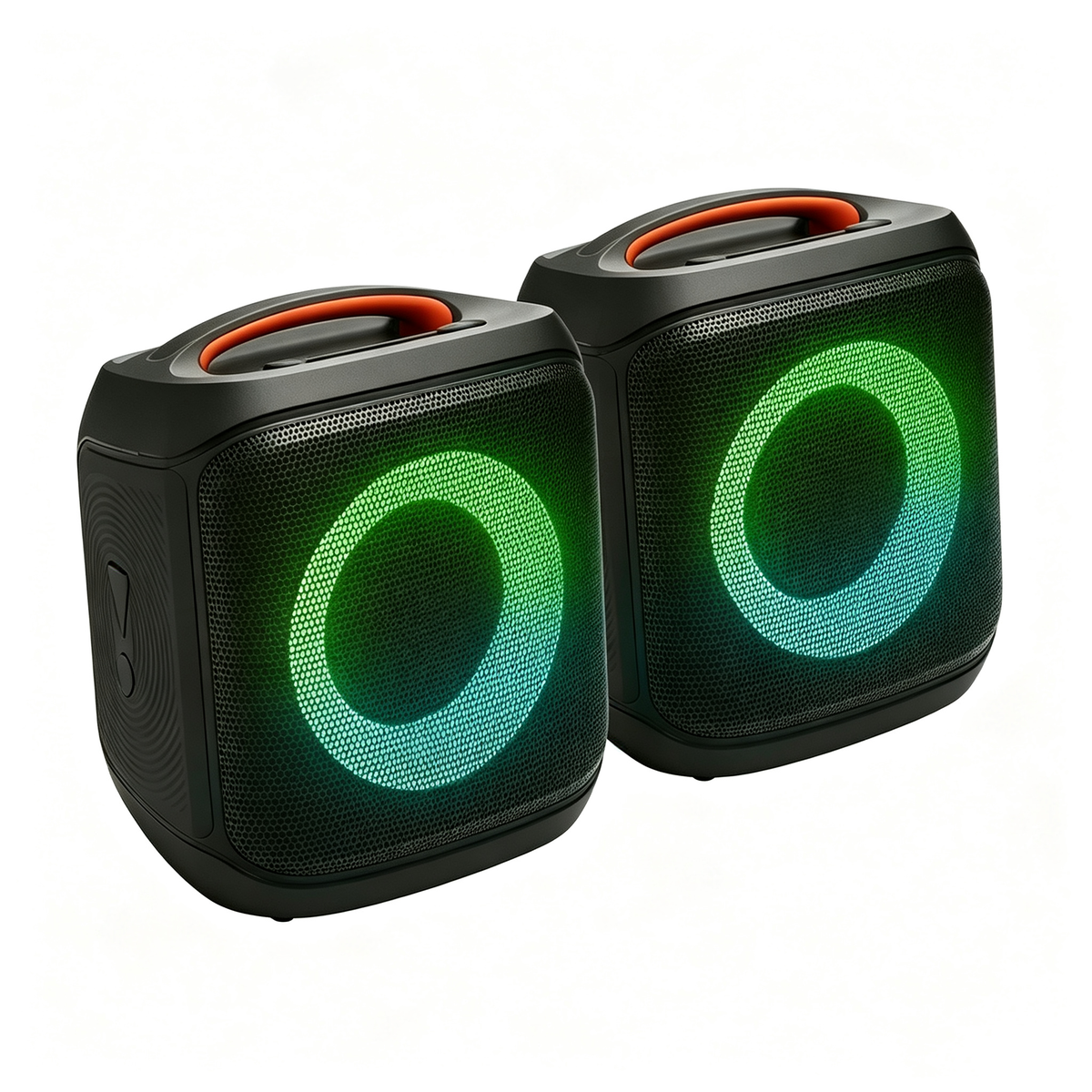 🔥 Today’s Special | AI Sound Boost Portable Bluetooth Speaker – Dynamic Light Show, 15H Battery, Mic & Guitar Inputs