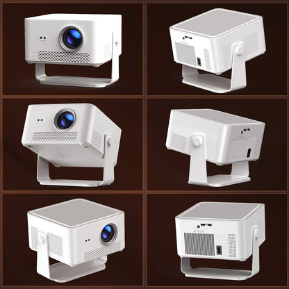 480MAX Smart Projector | 1100 ANSI 4K Home Cinema with Auto Focus, AI Keystone, Android 14, WiFi 6 & HDR10+