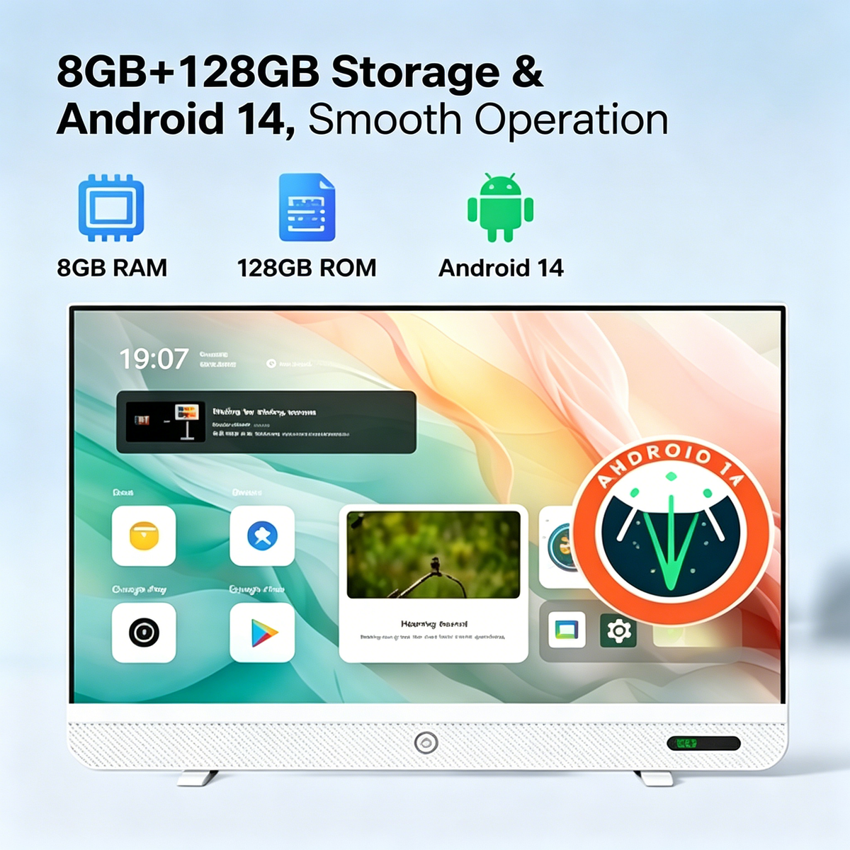🎉 (CLEARANCE SALE) 🎉 Smart Portable 4K Touchscreen TV + FREE Rolling Stand | Watch, Stream & Sing Anywhere