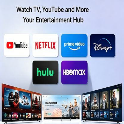 🎉 (CLEARANCE SALE) 🎉 Smart Portable 4K Touchscreen TV + FREE Rolling Stand | Watch, Stream & Sing Anywhere