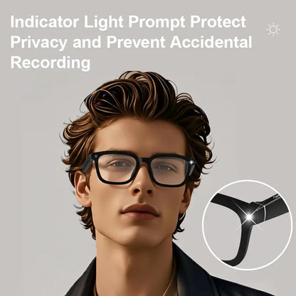Smart Bluetooth Glasses with 1080p Camera & Audio