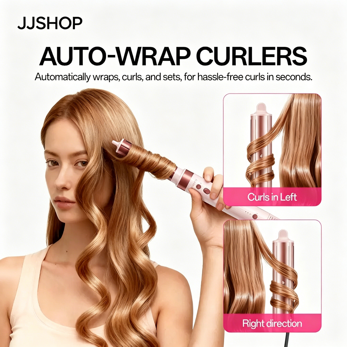 6-in-1 Air Styler Wrap – Ionic Dryer, Auto Curler & Blowout Brush Set