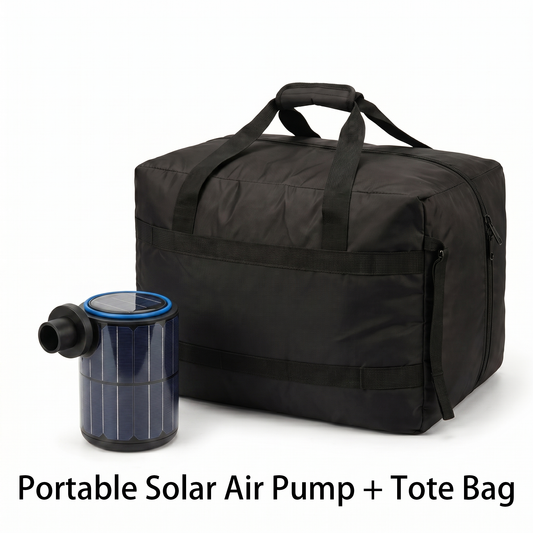 Exclusive Bonus:Portable Solar Air Pump with Tote Bag
